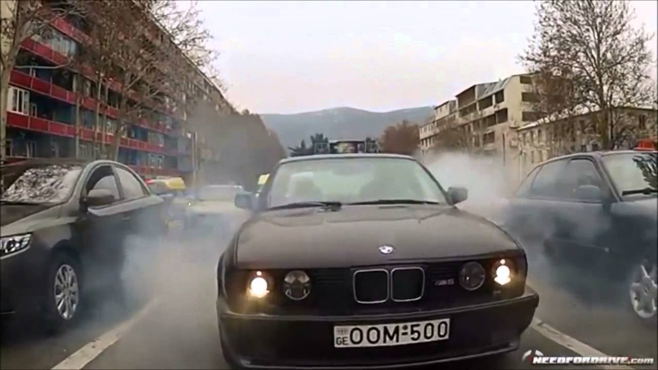 Георгий Тевзадзе BMW М5 Е34. Уличный дрифт | Видео на MiX